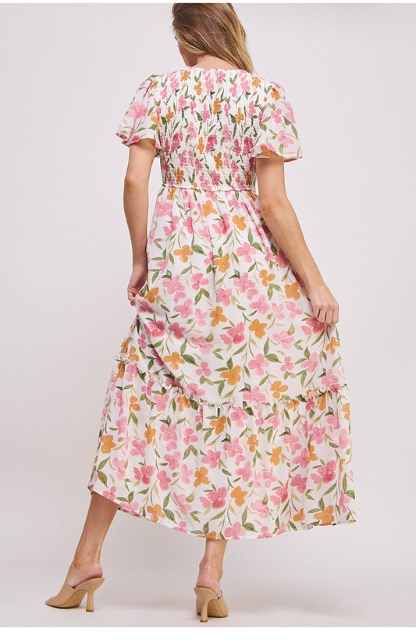 Melanie Floral Maxi dress