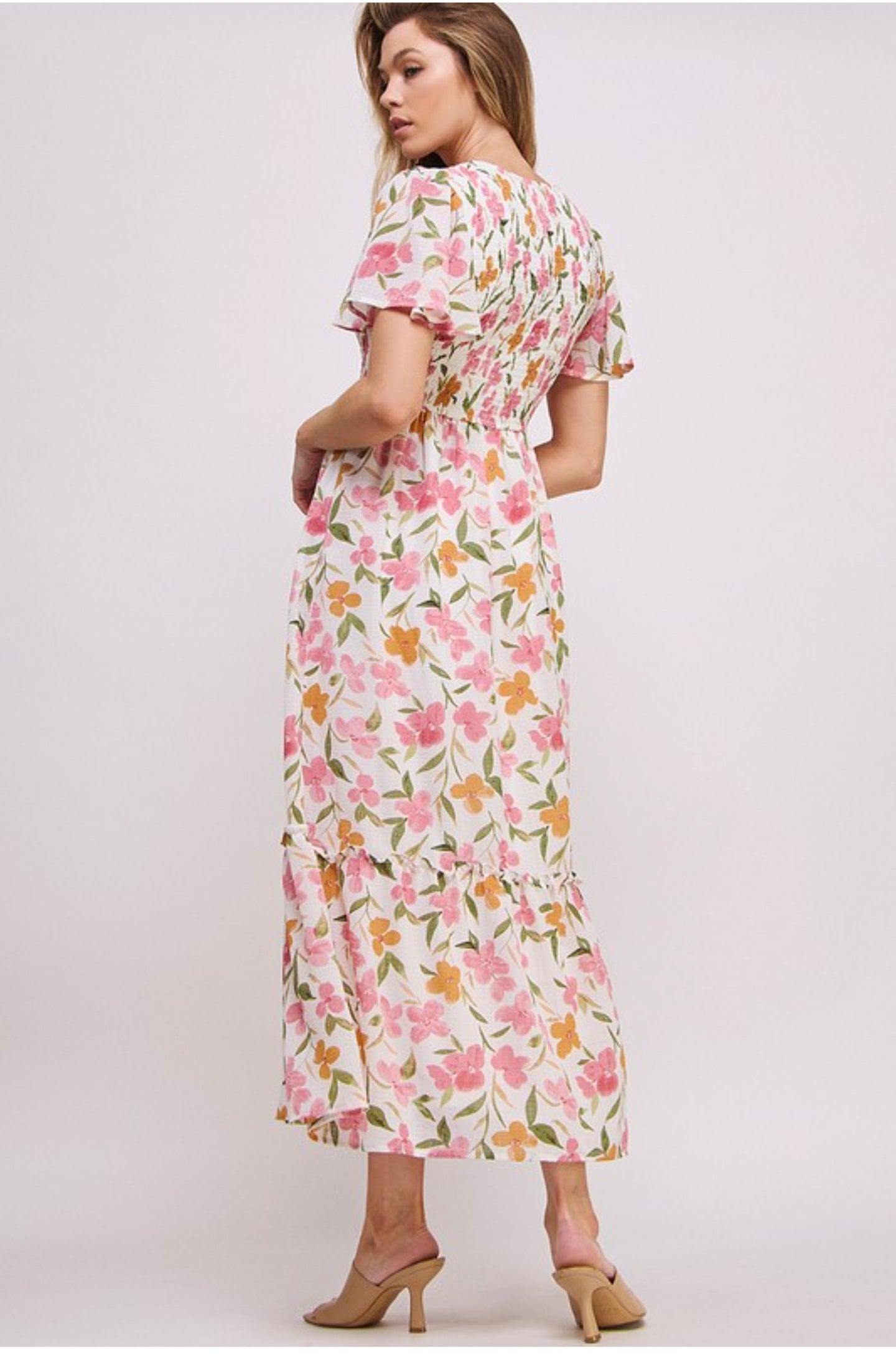 Melanie Floral Maxi dress